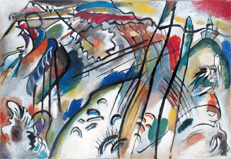 Improvisation 28 Second Version 1912 Kandinsky Oil Painting